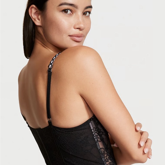 Victoria secret DREAM ANGELS corset 
Lightly-Lined Heritage Ribbon Slot Bra Top - Picture 4 of 17